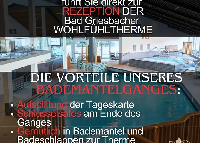 Daire 20 - Im Rottalblick - Youngmodern Wohnen, Tiere Willkommen, Bademantelgang Zur Therme, Tv Und Balkon